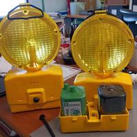 Lampeggiatore stradale CON BATTERIE