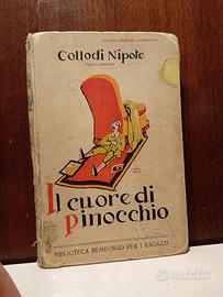 Collodi Nipote.Il cuore di Pinocchio Bemporad 1923
