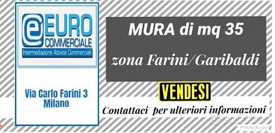 196/18 Mura di 35 mq in zona Farini/Garibaldi