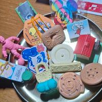 Set gommine vintage anni 90
