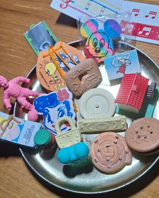 Set gommine vintage anni 90