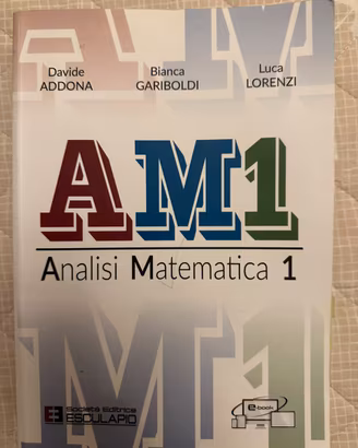 Libro universitario Analisi Matematica 1