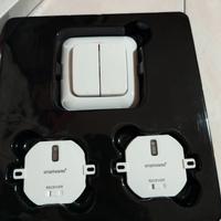 set interruttori  wireless a doppia parete 