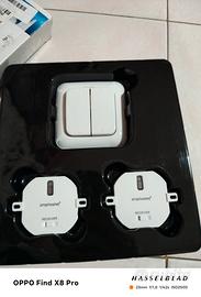 set interruttori  wireless a doppia parete 