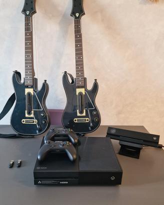 Xbox One + 2 Guitar Hero + 12 Giochi + Kinect