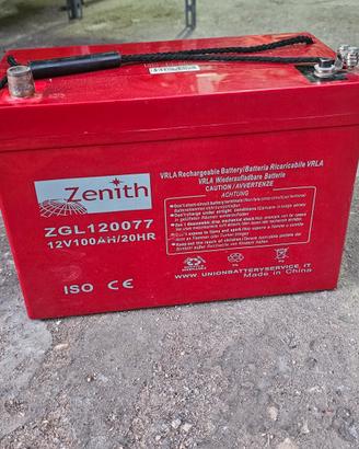 Batteria Zenith AGM ZGL120077 12V 100Ah VRLA 