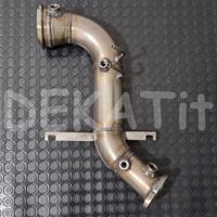 DOWNPIPE INOX Ø 70mm TUBO DPF GIULIA STELVIO 2.2