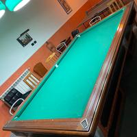 BILIARDO PROFESSIONALE MARI RISCALDATO.