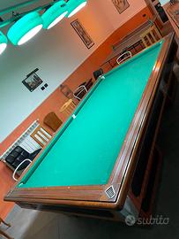 BILIARDO PROFESSIONALE MARI RISCALDATO.