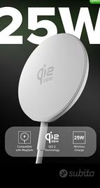 CARICABATTERIE WIRELESS MAGNETICO  Q2.2  25W
