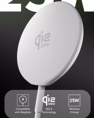 CARICABATTERIE WIRELESS MAGNETICO  Q2.2  25W