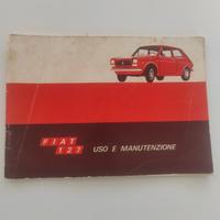 Libretto manutenzione D'EPOCA Fiat 127 Special