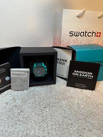 Swatch x Omega "Mission on Earth - Polar Lights".