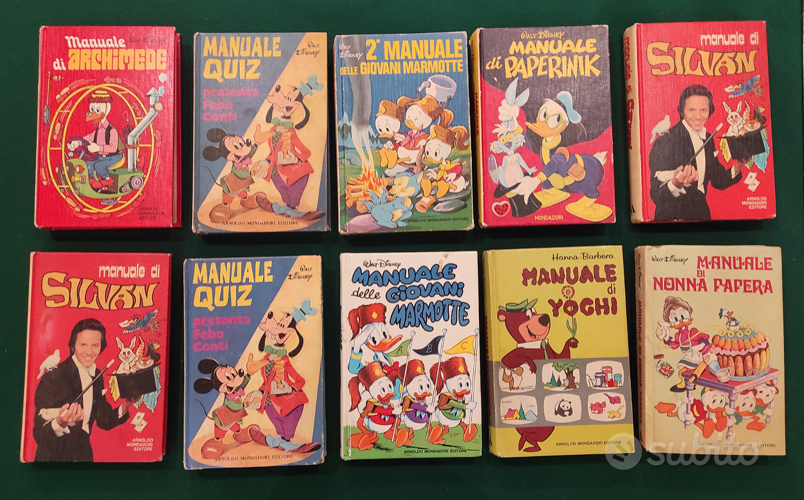 Collezione Walt Disney di 7 libri rari, libri Walt Disney degli anni '70 e  '80, 7 libri Disney, libri Disney vintage, libri Disney per bambini, libri  Disney -  Italia