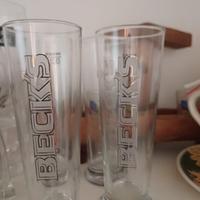 Bicchieri birra becks