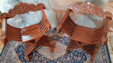 Sedie Savonarola pieghevoli