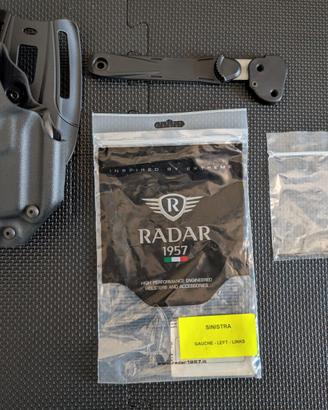 Fondina Kydex JPX4 Nera per Mancini
