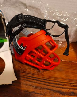 Museruola in gomma di silicone per cani
