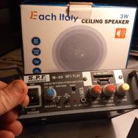 amplificatore con altoparlante  portatile 