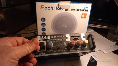 amplificatore con altoparlante  portatile 