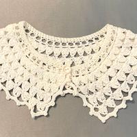 Vintage colletto uncinetto bimba