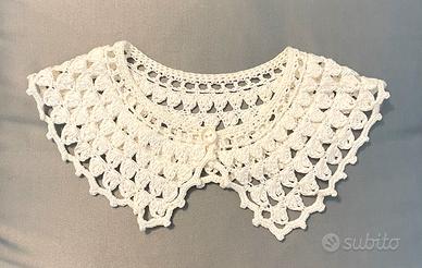 Vintage colletto uncinetto bimba