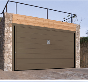 portone basculante con contrappesi