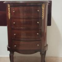 Comodino antico in legno – stile inglese