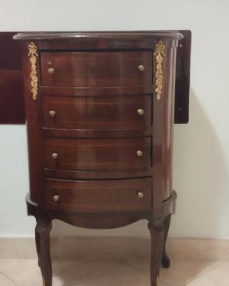 Comodino antico in legno – stile inglese