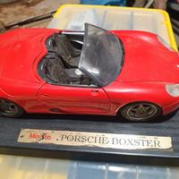 Maisto - 1/18 - Porsche Boxster rosso - modellino