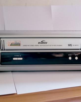 Videoregistratore vhs vcr 6 testine Samsung  sv661