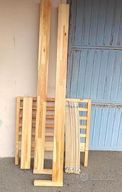 Struttura letto il legno di Pino naturale 90x200