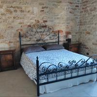 Letto matrimoniale in ferro pieno battuto