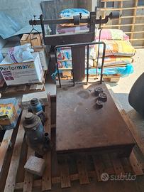 Antica bilancia da terra stadera bascula originale