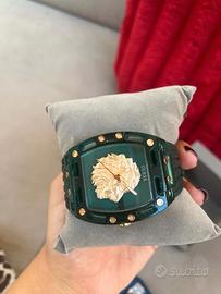 orologio guess verde e oro