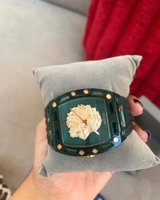 orologio guess verde e oro