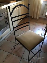 Sedie in ferro