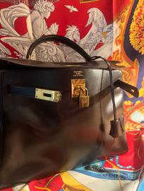 Borsa Hermés Kelly 32 Box Calf 1975