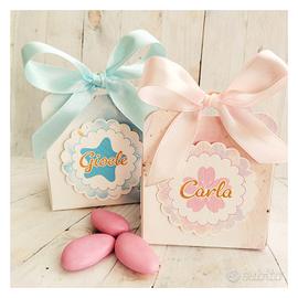 bomboniera portaconfetti nascita compleanno battes