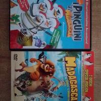 2 DVD cartoni animati "Madagascar"