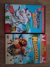 2 DVD cartoni animati "Madagascar"