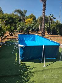 Piscina Fuori Terra Steel Pro Rettangolare