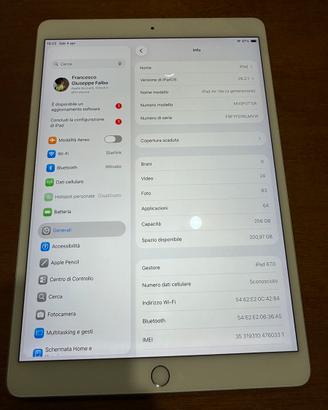 IPad Air 3 gen 256gb WiFi + Cellular