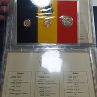 set monete Belgio 