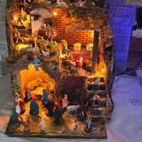 presepe completo di pastore 
