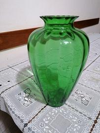 vaso vetro costolato 