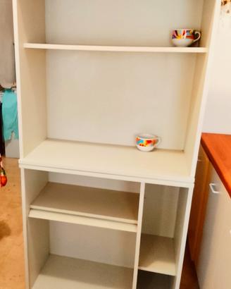Vetrinetta colore bianco pronta per utilizzo 