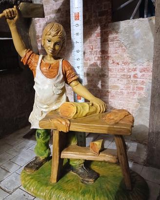 statuina presepe macellaio