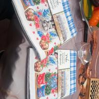 2 tovaglia da tavolo mastro bianco 