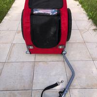 Rimorchio bici per cane